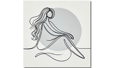 line art black and white graphic design line art