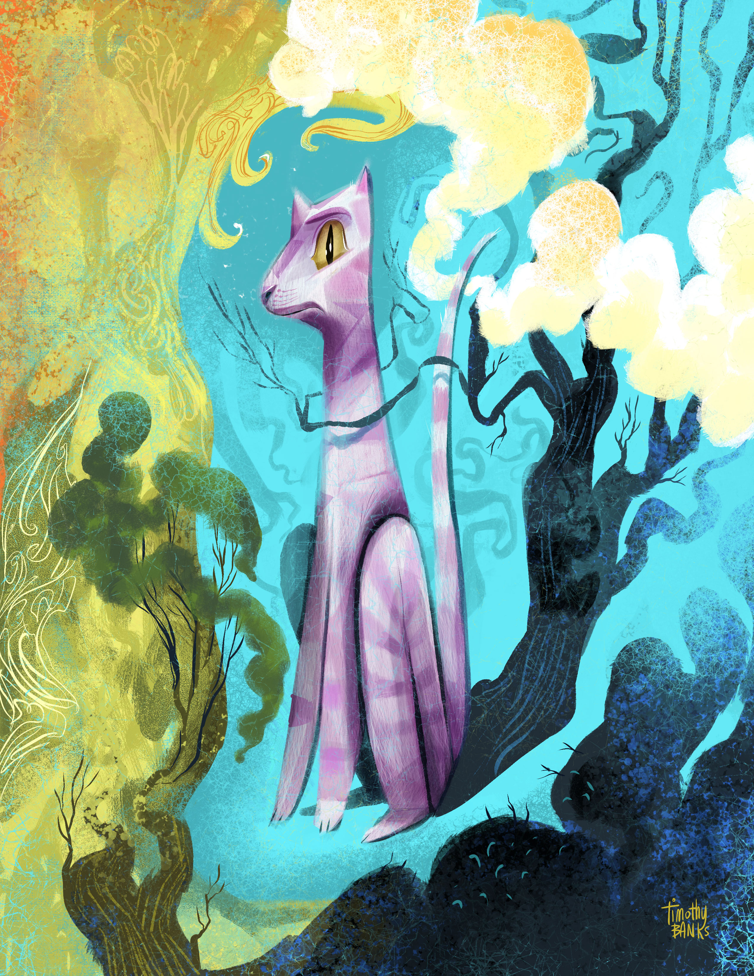 Feline Field character design childrens book concept illustration illustration illustrator picture book sketch