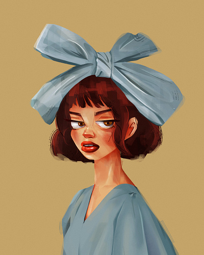 Bow art digital digital illustration illustration procreate
