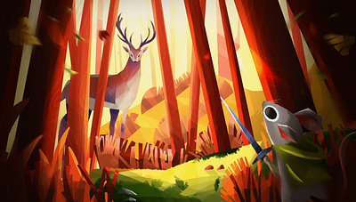 Copito y el queso del campo art children book design digital digital illustration drawing illustration
