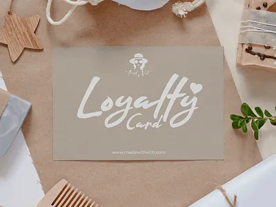 Natural & Elegant Loyalty Card branding business business card card card design loyalty card minimal design natural packaging design simple social media