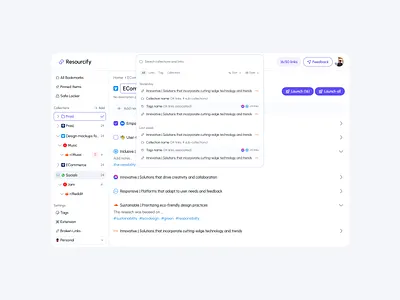 Link Saver - Search Filter UI advance search filter ui cleandesign figmadesign filter ui linksaver productdesign search ui uiuxdesign
