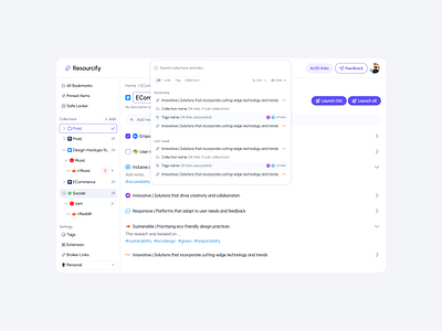 Link Saver - Search Filter UI advance search filter ui cleandesign figmadesign filter ui linksaver productdesign search ui uiuxdesign