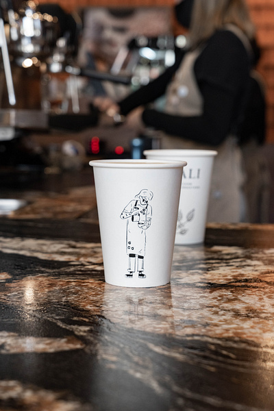 Kali Coffee Roasters art branding coffee shop design digital digital illustration drawing illustration packaging procreate