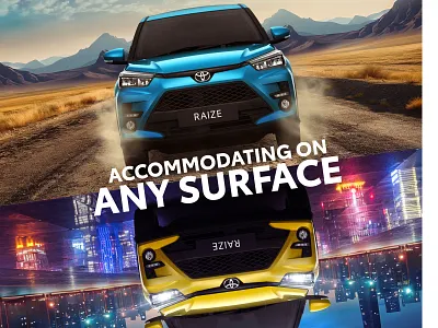 Toyota Creative social media branding car graphic design motion graphics social media toyota