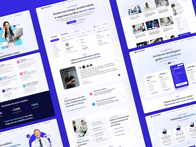 SmartClinic - Product Landing Page clean concept design health landing page tech ui