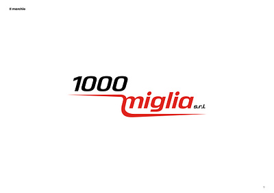 1000 Miglia - Rebranding brand design branding graphic design logo logo design rebranding restyle