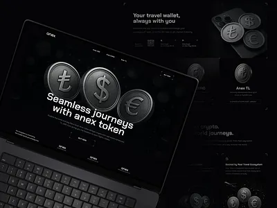 Multi-Currency Crypto Experience for Global Travel 3d artist ai art ai artist animation art blockchain coin crypto finance fintech landing landing page design saas stake token ui ui design ux wallet