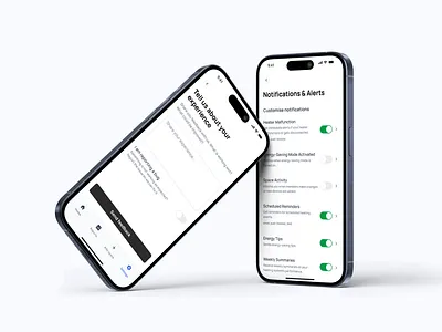 Simple settings pages app design design mobile screens settings ui ux