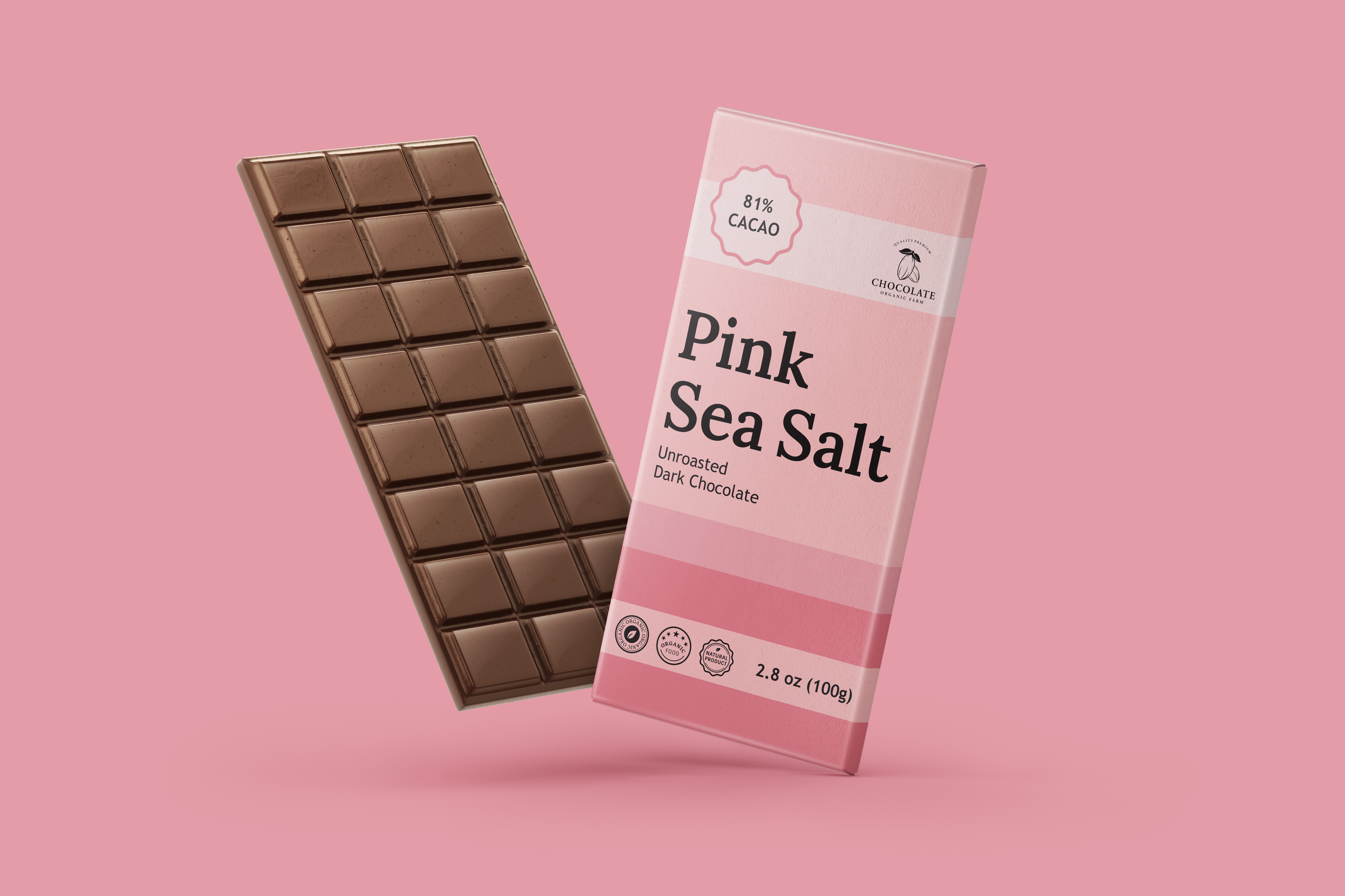 Chocolate Bar Label pacakging Design chocolate bar chocolate lover clean design color dribbble graphic design label layer pacakging photoshop pink pink color chocolate pink color design print design product design professional design template template design unique design white