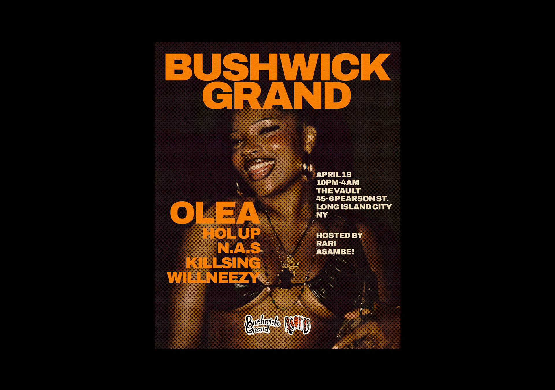 BUSHWICK GRAND Digital Poster graphic design poster