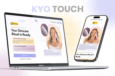 Kyo Touch Ecommerce Website android app design app design e commerce website ecommerce ecommerce store front end design kyo touch landing page design mobile app design product design ui ui ux design website design