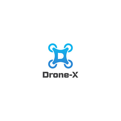 DRONE_Dletter_Xlogo app logo brandiderntity branding brandmark companylogo design dletter dronelogo graphic design illustrator logo techlogo xlogo