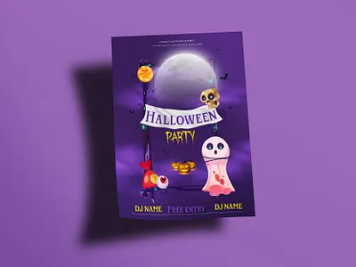 Halloween Flyer flyer flyer design halloween