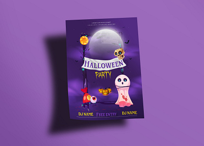 Halloween Flyer flyer flyer design halloween