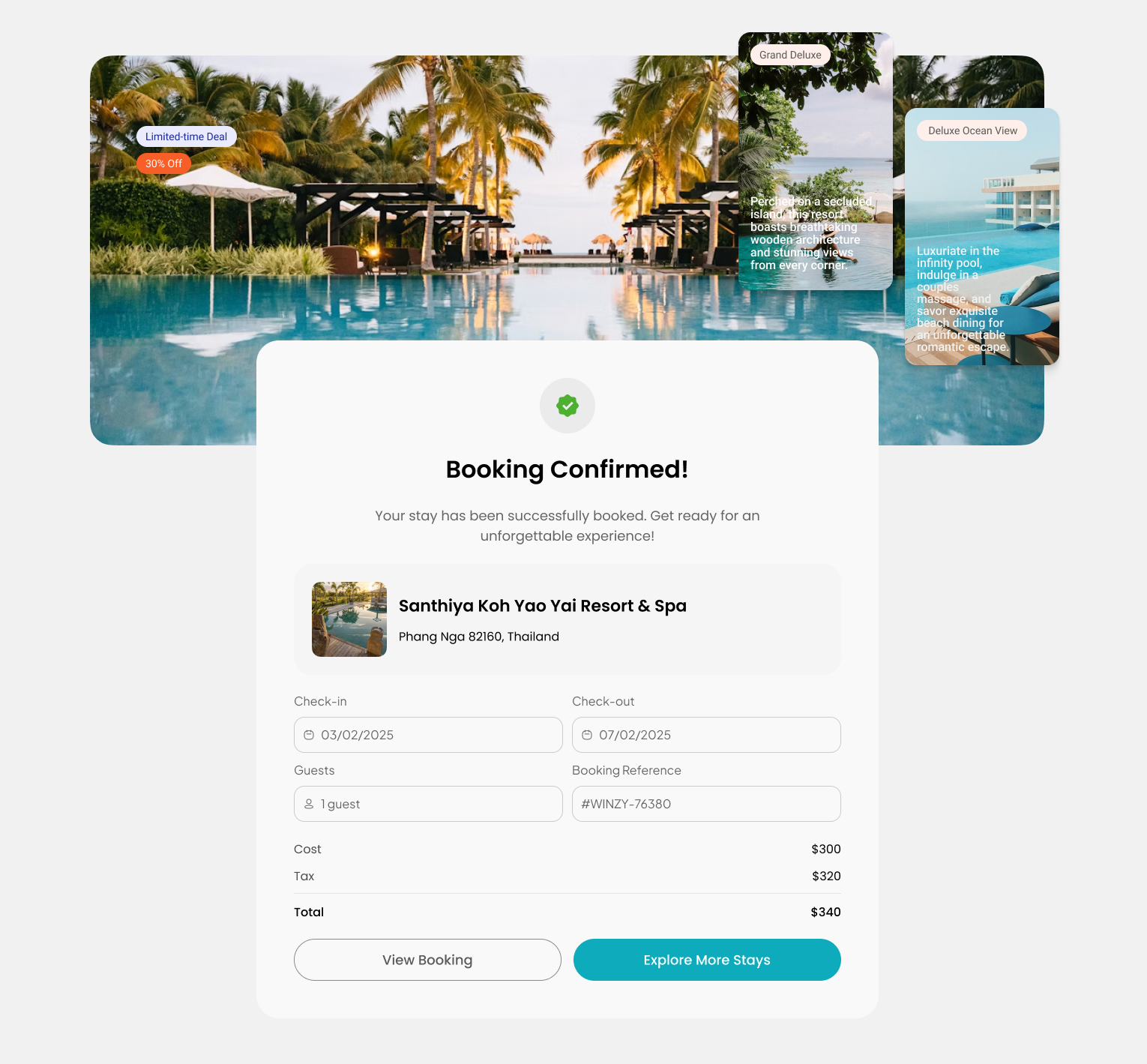 Payment confirmation branding