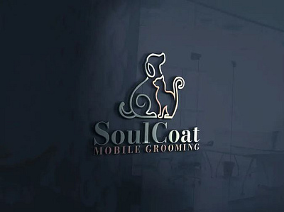 Pet Grooming Company Logo branding business logo custom logo dog logo graphic design illustration logo designer logo mockup logo type pet grooming company pet logo vector