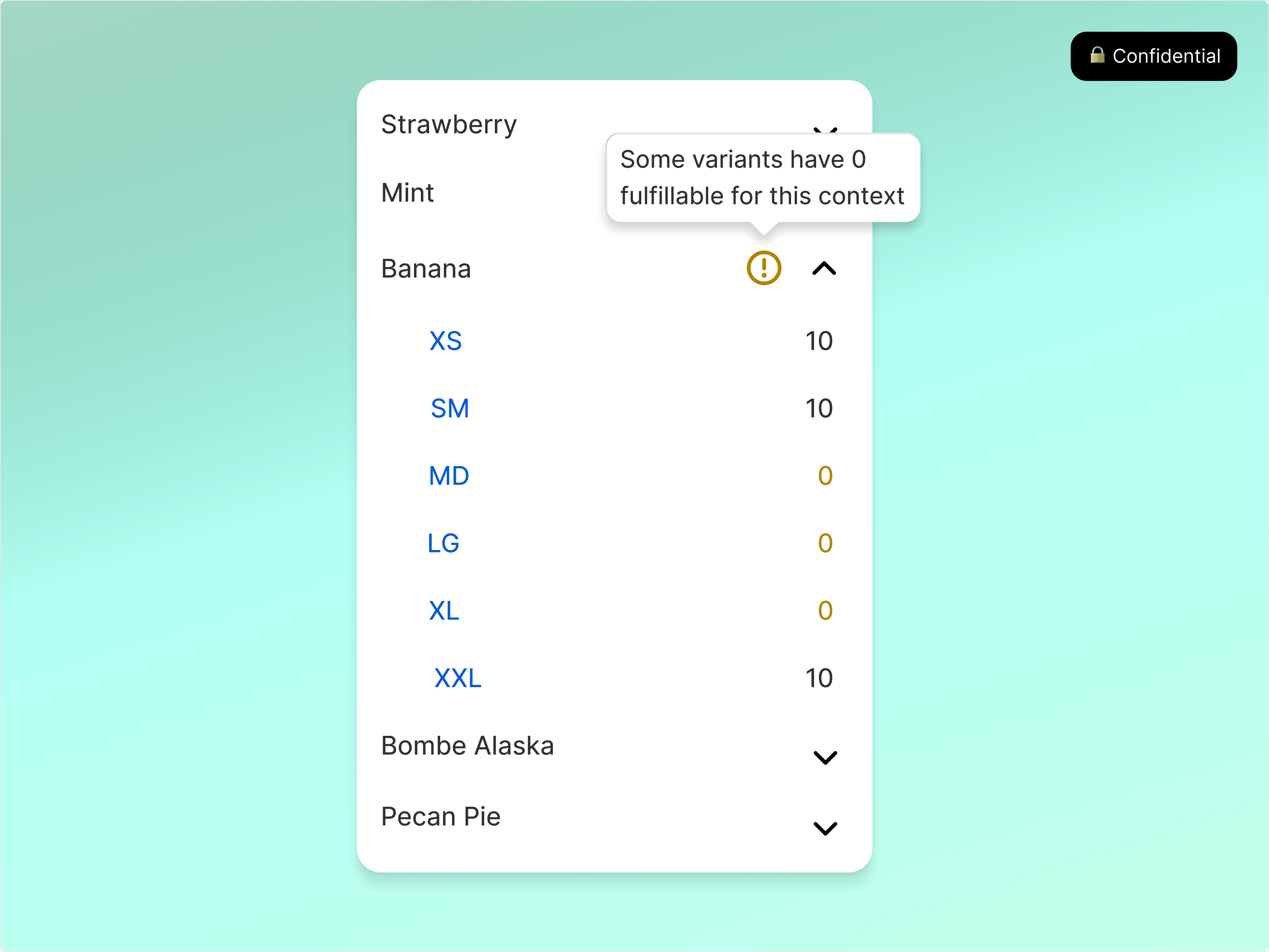 Fulfillable quantities ecommerce product design ui ux