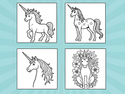 Unicorn Coloring Pages coloring pages unicorn unicorn coloring