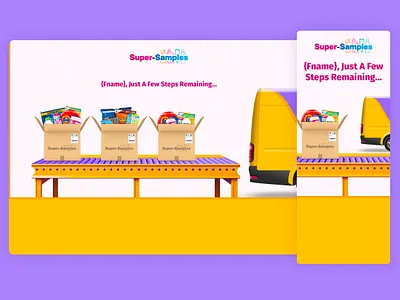 Samples Brand - Funnel Transition Page funnel transition page