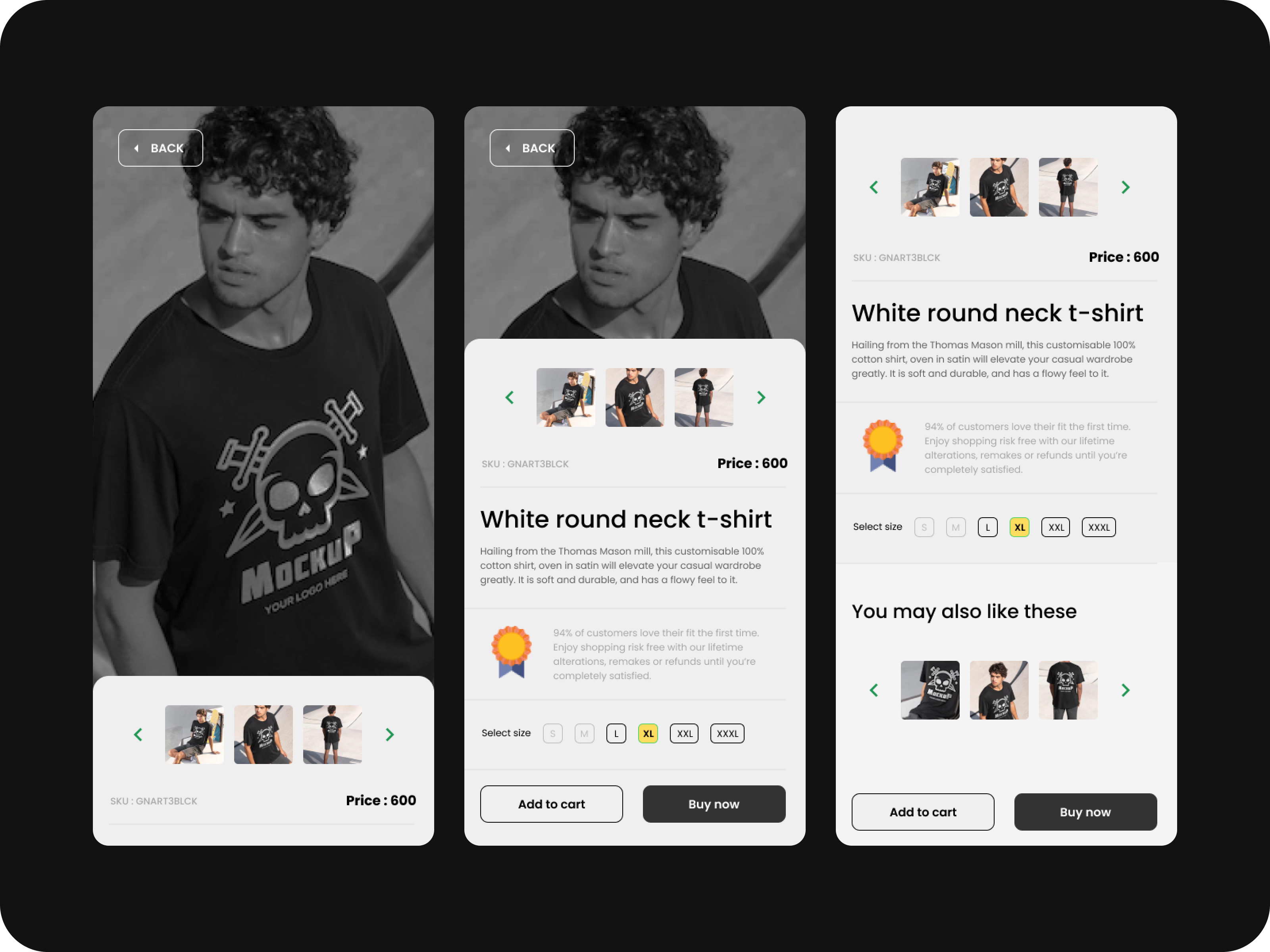 E-commerce Mobile UI Designs design ecommerce mobile ui ui ux