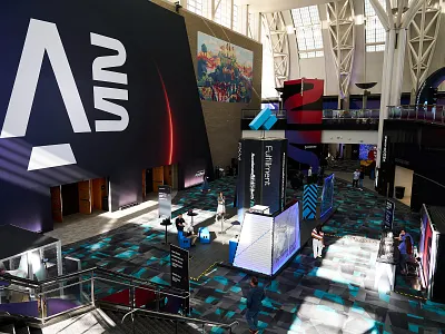 Accelerate25 - Booth booth environmental event irl. trade show