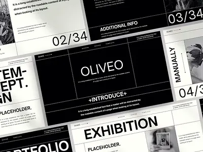 Oliveo - Presentation Template annual business clean corporate download google slides keynote pitch pitch deck powerpoint powerpoint template pptx presentation presentation template project report slidemaster slides template web