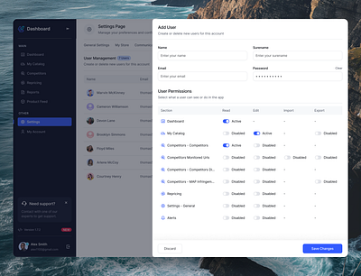 User Management Dashboard admin admin panel app design dashboard dashboard design design hr rumen minimal mobile app online online shop product product design project project management ui user user management user management app ux