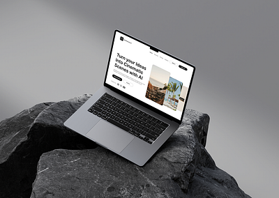 MindCanvas AI - Landing Page figma graphic design landing page ui webflow website website design website development