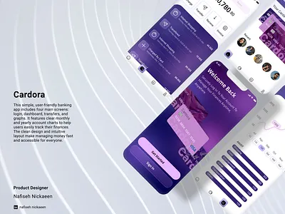 Mobile bank application design app branding graphic design illustration logo motion graphics typography ui