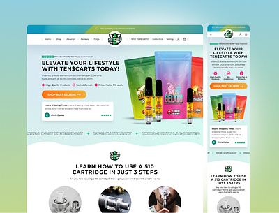 Landing Page Design graphic design landing page design product page ui