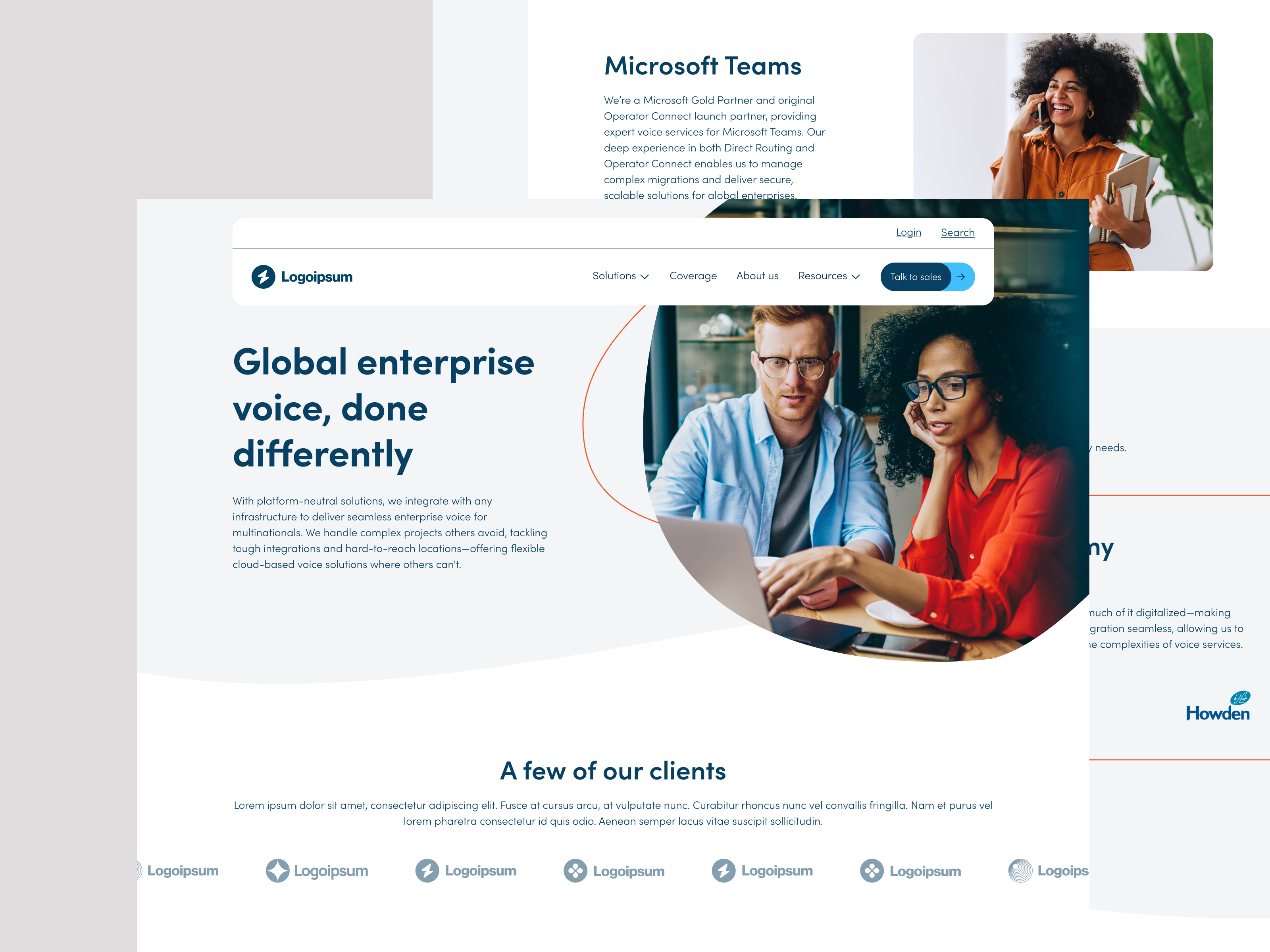 Cloud based solutions website