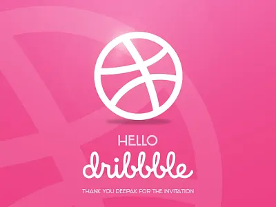 Dribbble Debut 3d animation graphic design logo