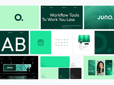 Juno - Brand Guidelines brand guidelines branding design graphic design illustration logo
