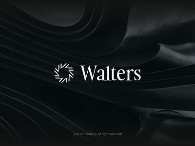 Walters - Branding & Logo animation brand brand design brand identity branding clean design graphic design logo logo design minimalist logo modern modern logo motion graphics ui uidesign uiux ux uxdesign uxerflow