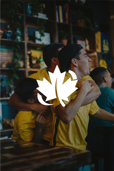 Victory Celebration Logo - Canadian Sports Fan Branding celebration design