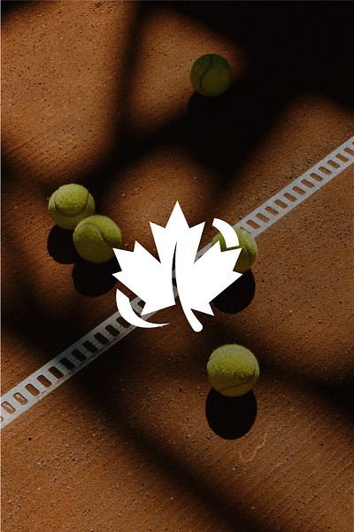 Tennis Sports Logo - Canadian Court Branding Concept court design