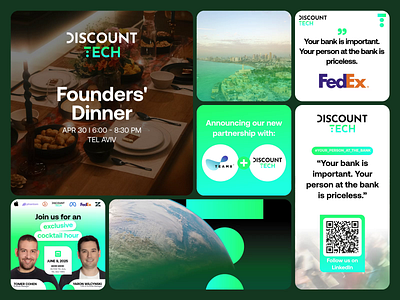 Discount Tech Brand Assets advertising branding caviar discounttech graphic design socialmedia