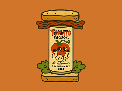 Canned Wine Illustration ai blt brand branding cartoon chatgpt illustration logo openai sandwich sora