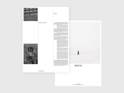 Layout experiments bold branding editorial helvetica layout minimal pages photography simple typography