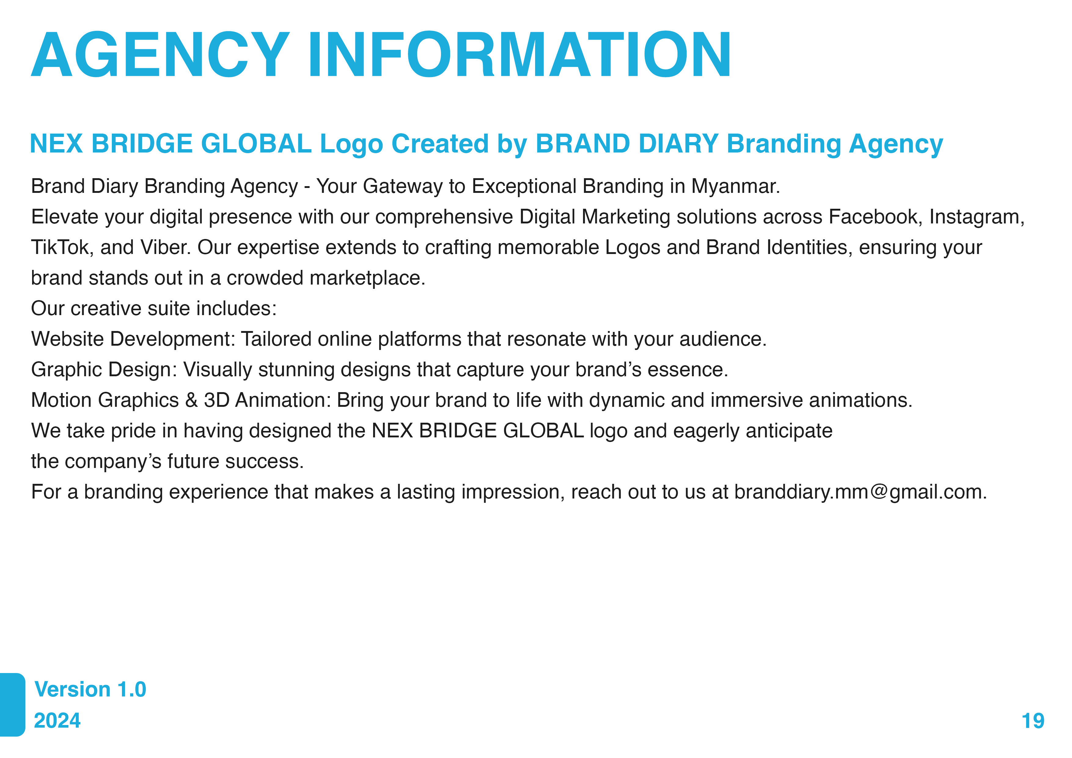 Example of Standard Logo Branding Package