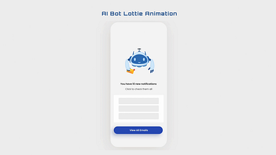 AI Robot | Bot Lottie Animation ai artificial intelligence bot bot animation bot lottie animation bot support animation chat bot customer support bot illustration lottie animation motion design motion graphics robot robot animation ui ux