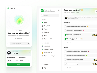 To-Do List Dashboard ai task management artificial intellegence cansaas clean dashboard design interface list minimalist modern design product design saas task amagement to do to do list ui ux