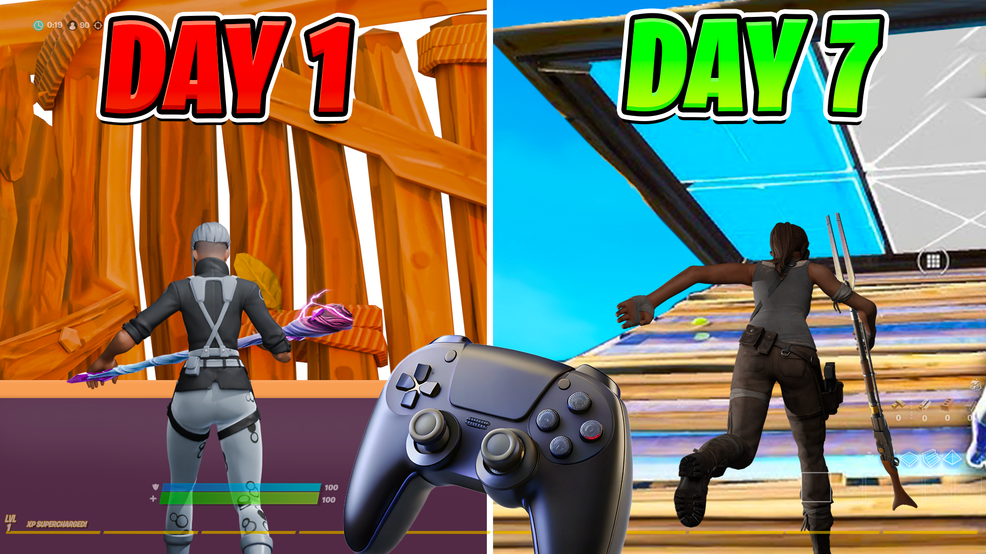 Example of Fortnite Thumbnail Design | 3D Rendering