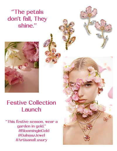 GULNAAZ- Jewellery Brand Design branddesign branding design graphic design illustration logo printdesign ui vector visualidentity