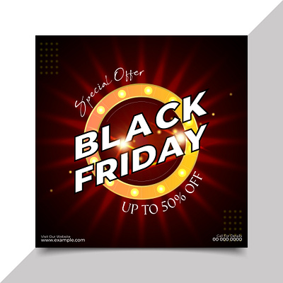 Black Friday Sale Social Media Design