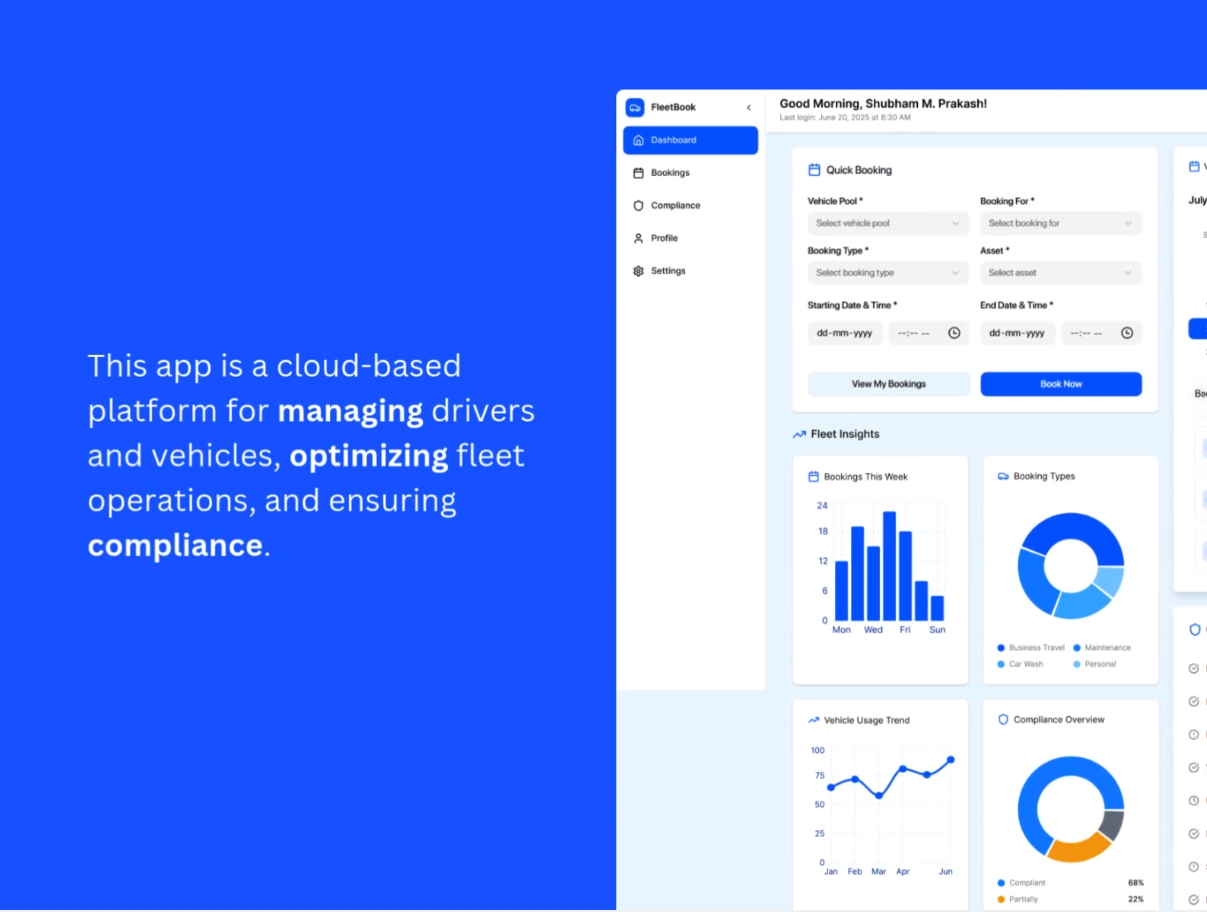 Redefining Fleet & Driver Management with a Smarter UX animation app australia automobile design jhavtech melbourne mobileapp transport ui uiux ux webapp