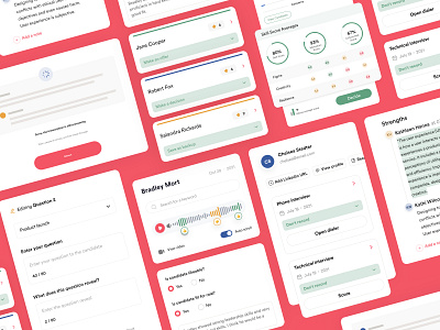 Hireguide ▪︎ Assets app assets hire hiring software ui userexperience userinterface ux