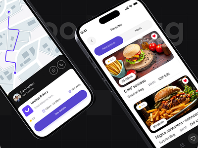 White Level Food Mobile App Design app design burger clean cooking delivery fast food food food app design food delivery app food delivery app design meal app ui menu mobile app mobile app design ordering restaurant restaurant delivery ui design ui uiux design veggie