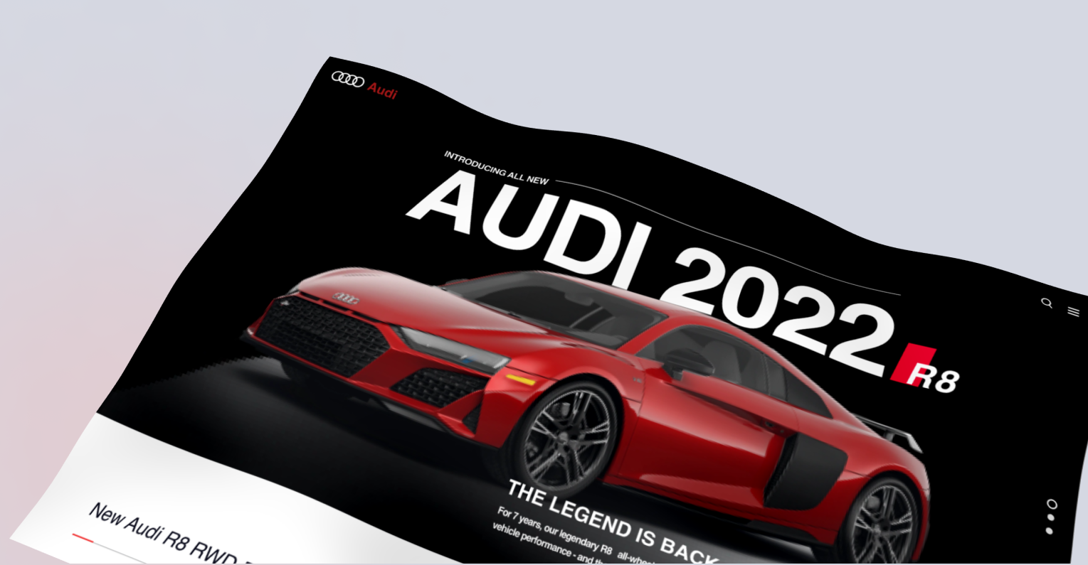 Audi R8 Advertisement Poster :: Behance